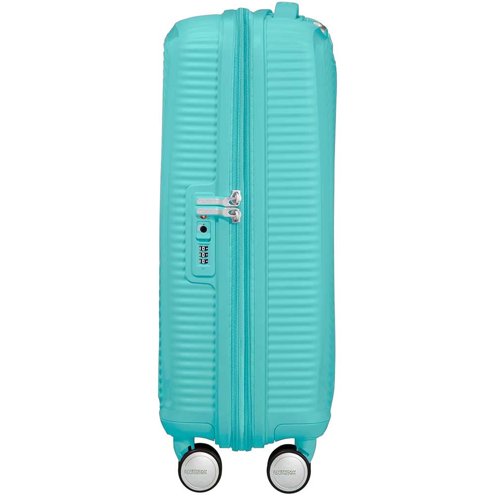 Troler AMERICAN TOURISTER Soundbox, 55 cm, albastru