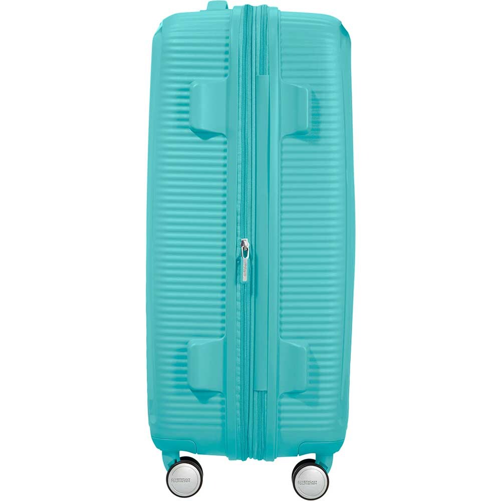 Troler AMERICAN TOURISTER Soundbox, 67 cm, albastru