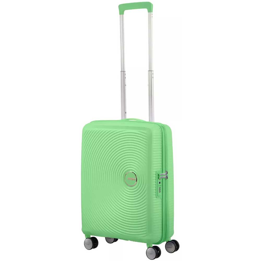 Troler AMERICAN TOURISTER Soundbox, 55 cm, verde deschis