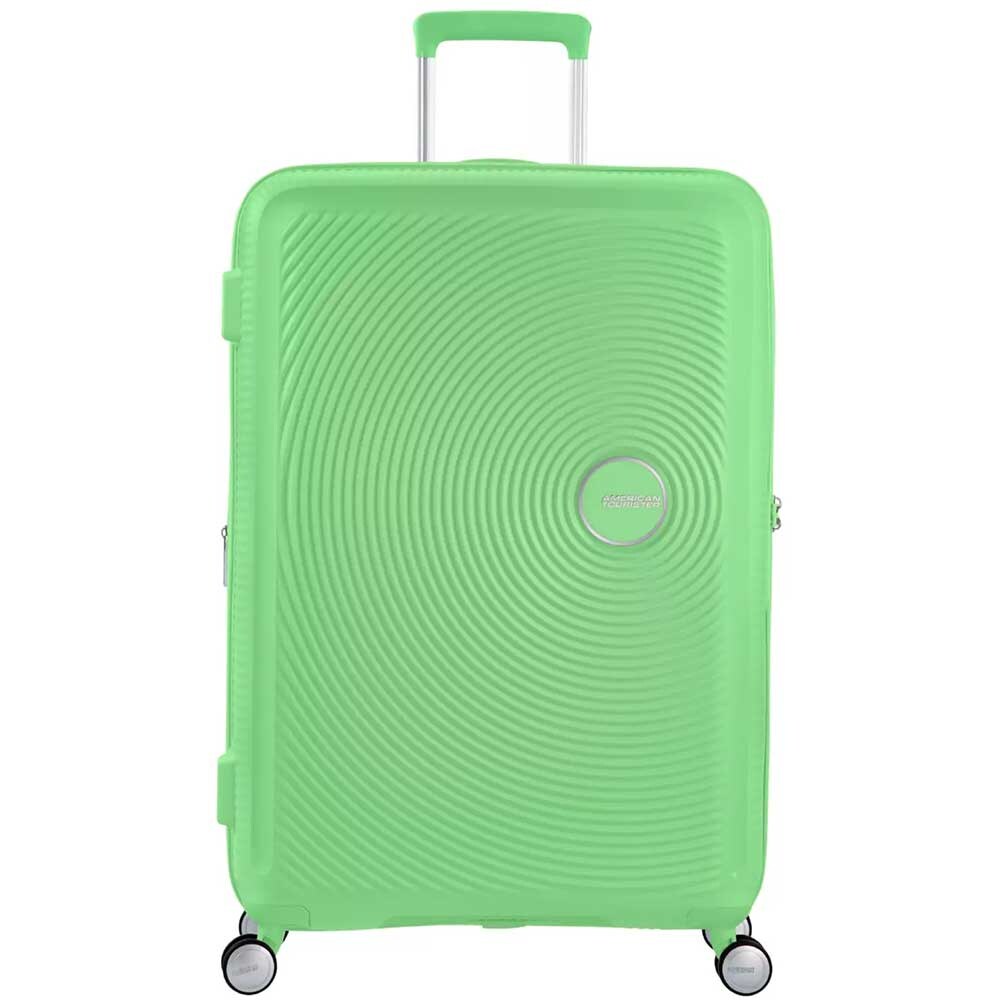 Troler AMERICAN TOURISTER Soundbox, 77 cm, verde deschis