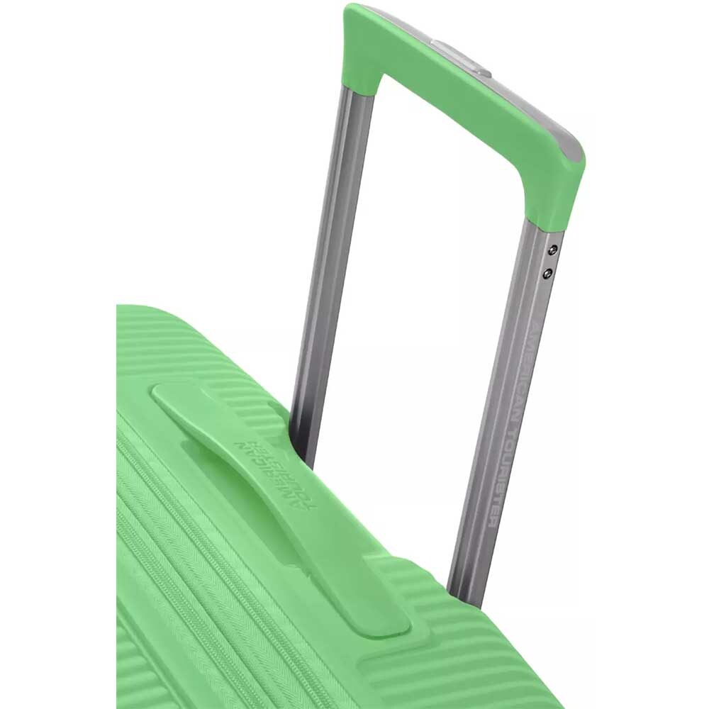 Troler AMERICAN TOURISTER Soundbox, 77 cm, verde deschis