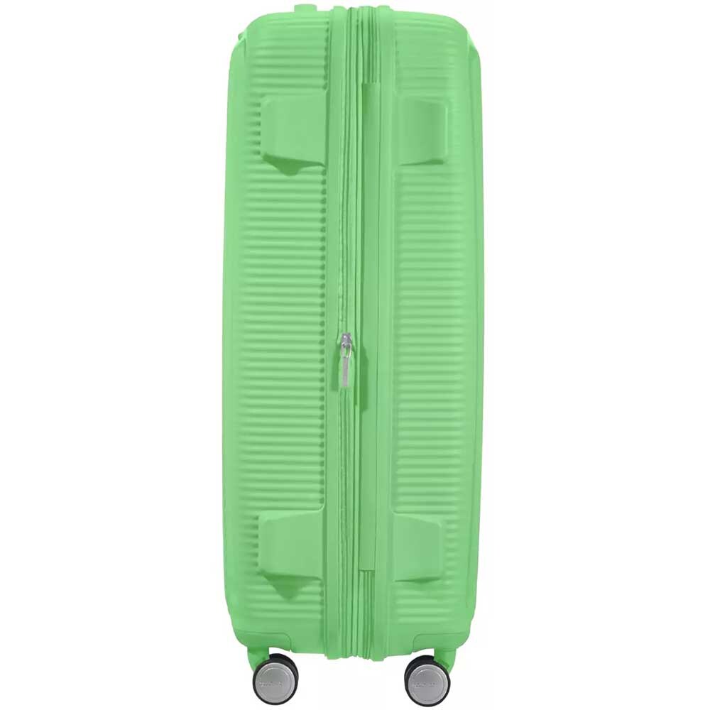 Troler AMERICAN TOURISTER Soundbox, 77 cm, verde deschis