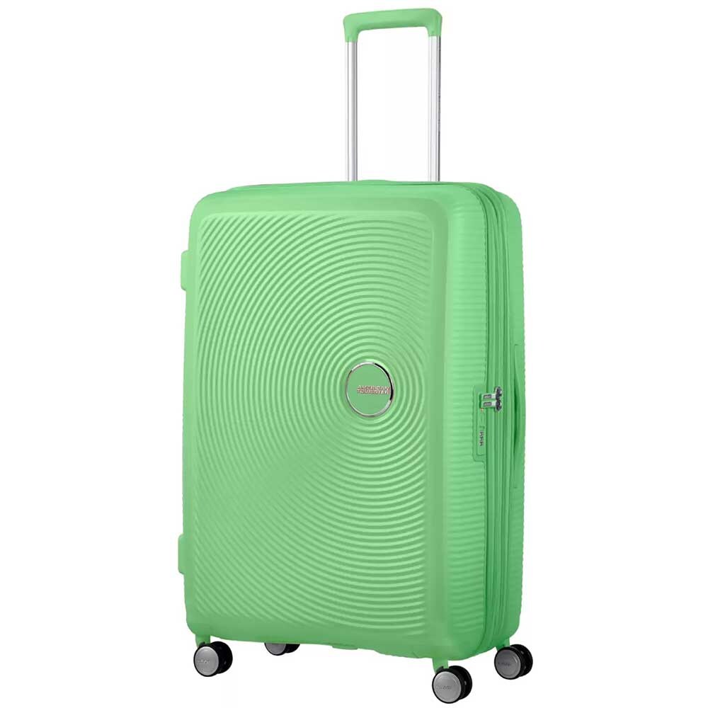 Troler AMERICAN TOURISTER Soundbox, 77 cm, verde deschis