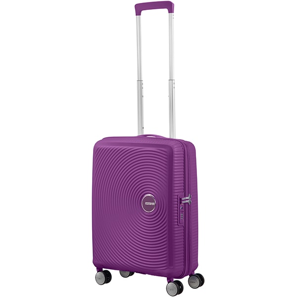 Troler AMERICAN TOURISTER Spinner SoundBox, 55 cm, violet