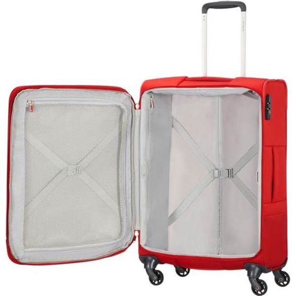 Troler SAMSONITE Spinner Base Boost, 66 cm, rosu