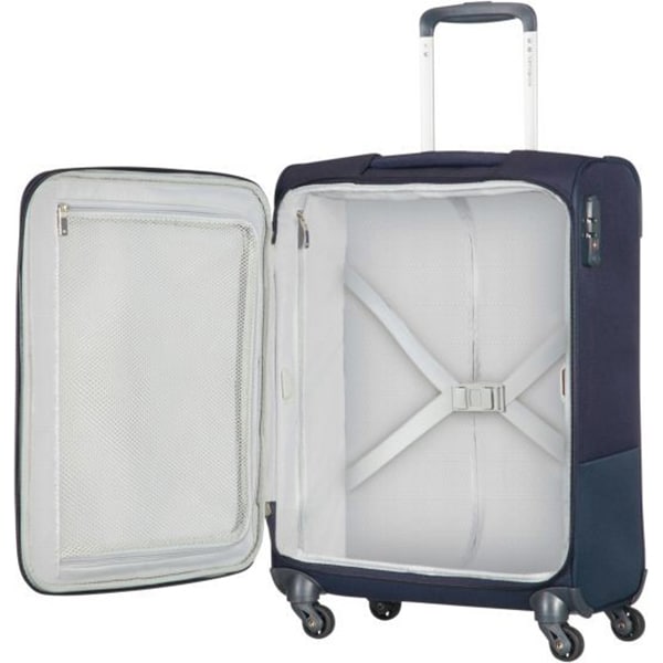 Troler SAMSONITE Spinner Base Boost, 55 cm, albastru