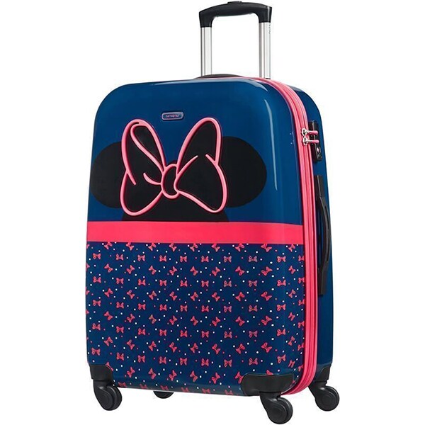 Troler SAMSONITE Spinner Disney Ultimate 2.0 Minnie Neon, 65 cm, multicolor