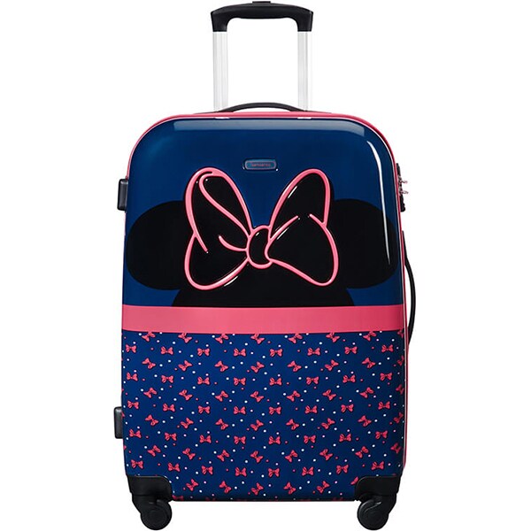 Troler SAMSONITE Spinner Disney Ultimate 2.0 Minnie Neon, 65 cm, multicolor