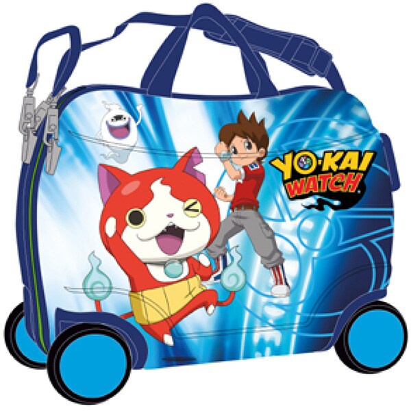 Troler copii CARS Yo-Kai Nathan, 50 cm, albastru
