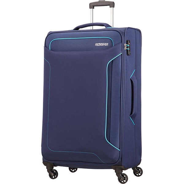 Troler AMERICAN TOURISTER Spinner Holiday Heat, 79.5 cm, albastru