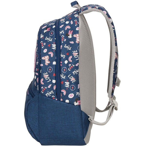 Ghiozdan SAMSONITE Funtime Disney Minnie Doodles L, albastru-roz