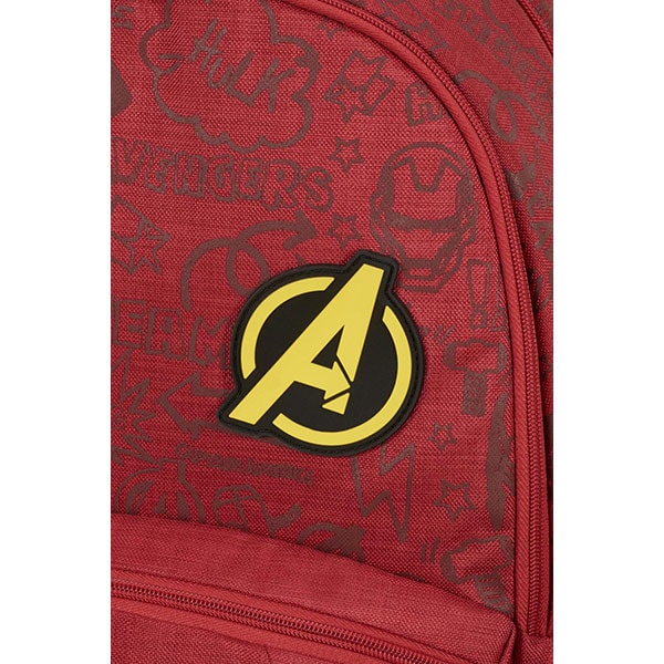 Ghiozdan SAMSONITE Funtime Disney Avengers Doodles, rosu