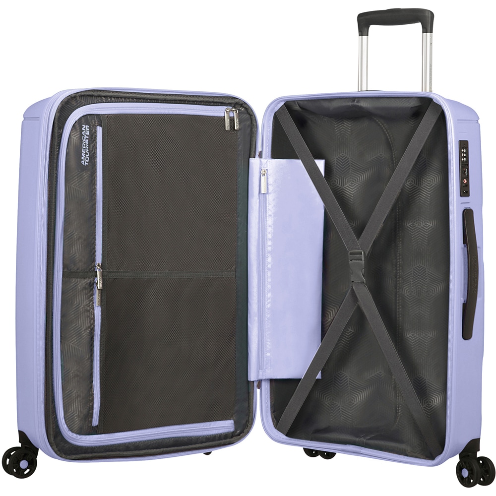 Troler AMERICAN TOURISTER Sunside, 77 cm, lila