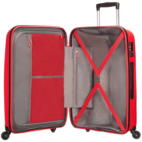 Troler AMERICAN TOURISTER Spinner Bon Air, 75 cm, rosu