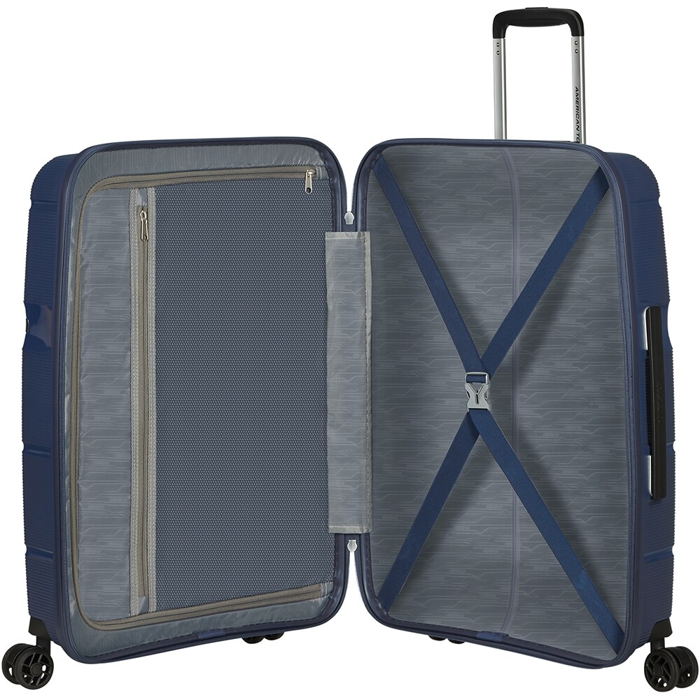 Troler AMERICAN TOURISTER Linex, 66 cm, albastru inchis