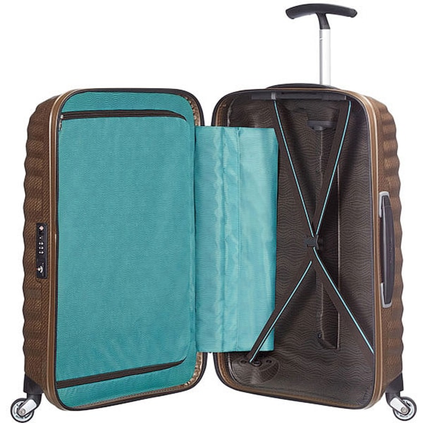 Troler SAMSONITE Spinner Lite-Shock, 55 cm, maro
