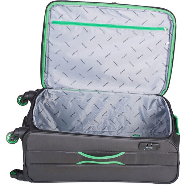 Troler LAMONZA Cruise, 67cm, gri inchis-verde 