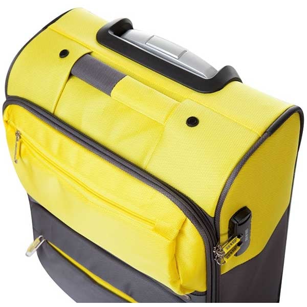 Troler LAMONZA Amazonia, 55 cm, gri - galben