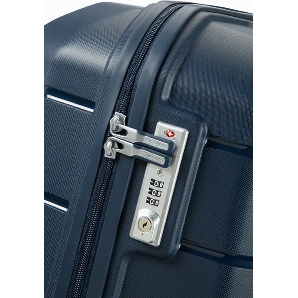 Troler SAMSONITE Spinner Flux, 68 cm, albastru