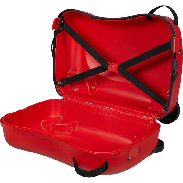 Troler copii SAMSONITE Dream Rider Ladybird L, 37 cm, rosu-negru