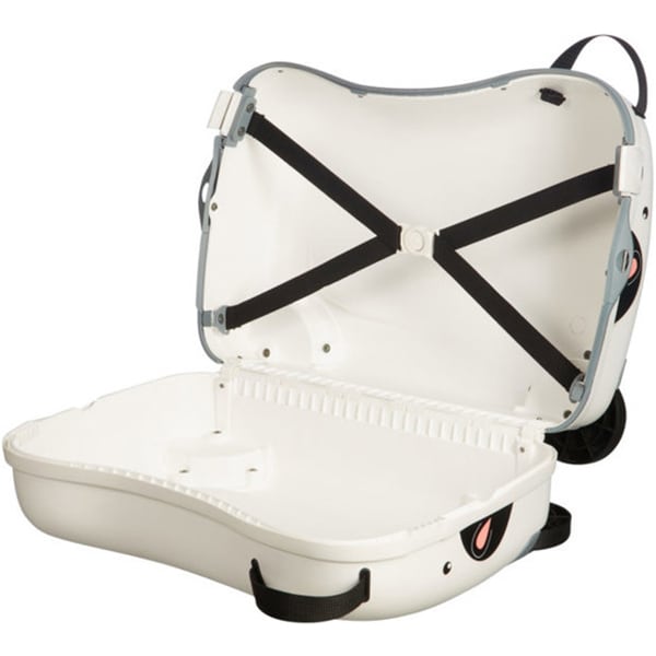 Troler copii SAMSONITE Dream Rider Zebra Zeno, 37 cm, alb-negru