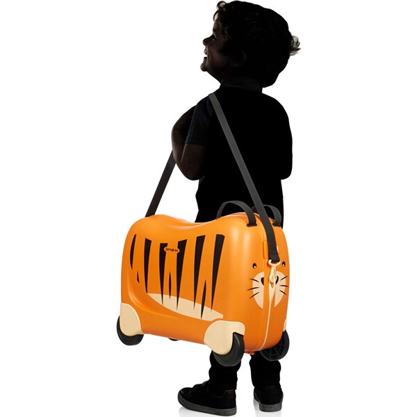 Troler copii SAMSONITE Dream Rider Tigru T, 37 cm, portocaliu-negru