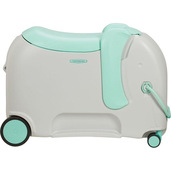 Troler copii SAMSONITE Dream Ride Elefant Minty, 40 cm, gri-verde deschis