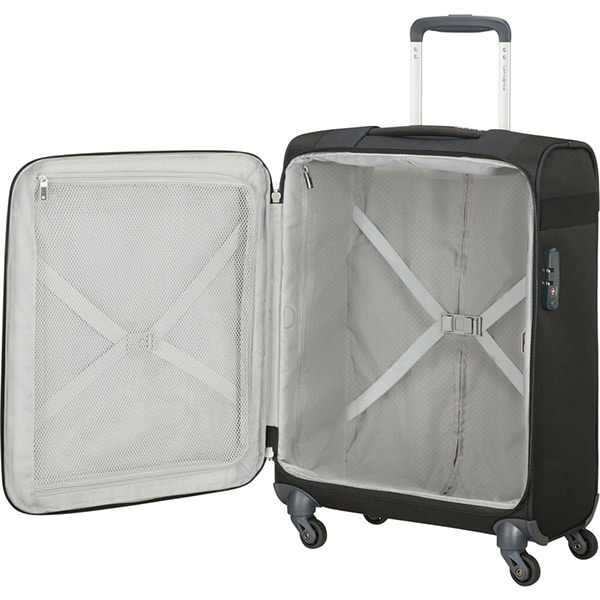 Troler SAMSONITE Spinner Citybeat, 55 cm, negru