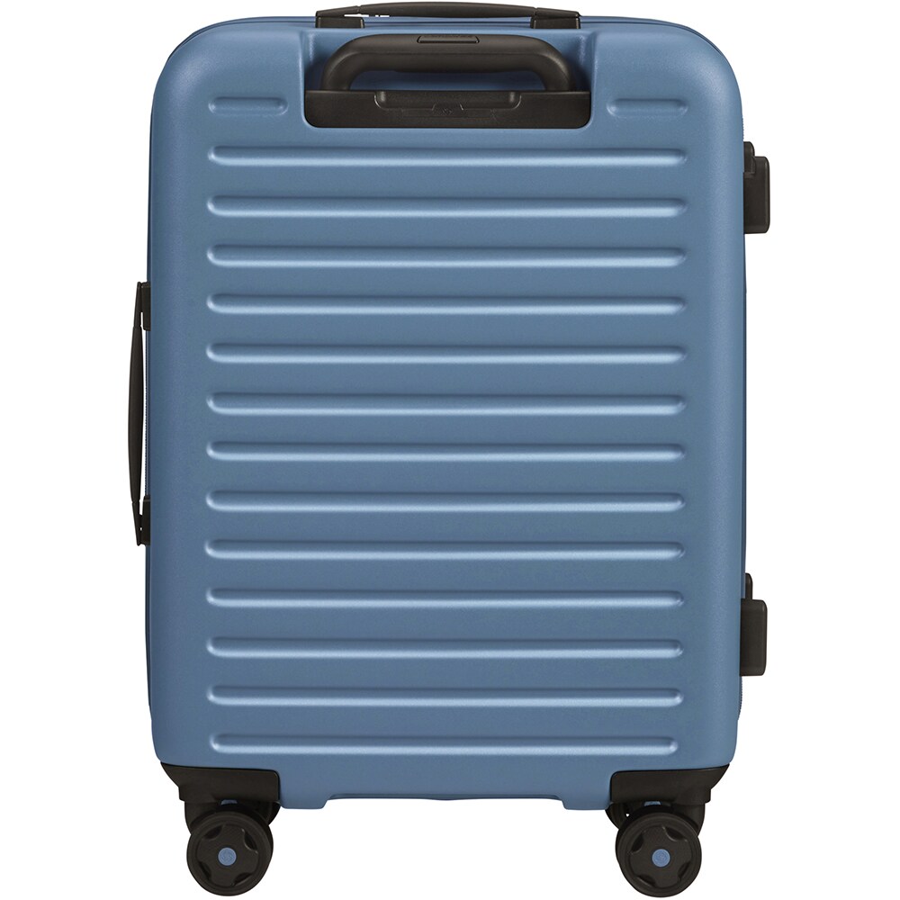 Troler SAMSONITE Stackd Exp Easy Access, 55 cm, albastru deschis