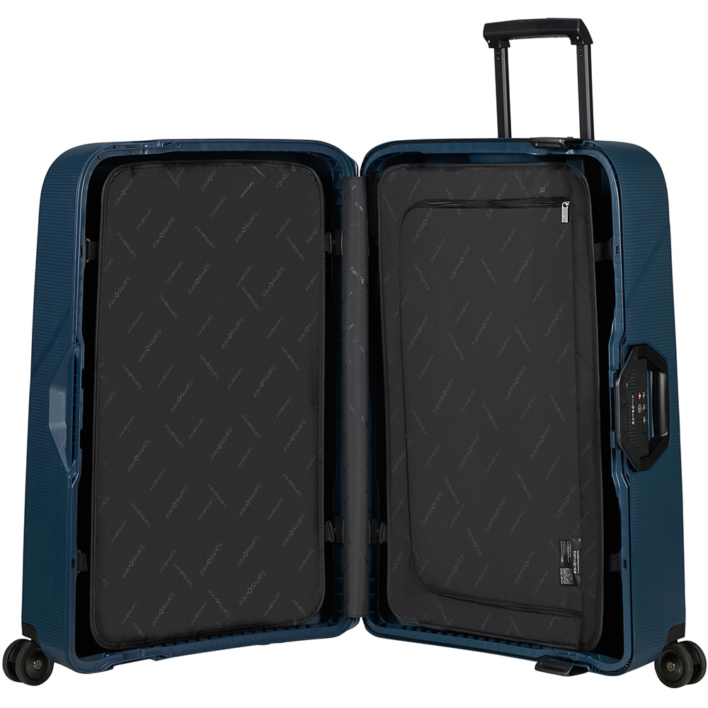 Troler SAMSONITE Magnum Eco, 81 cm, albastru