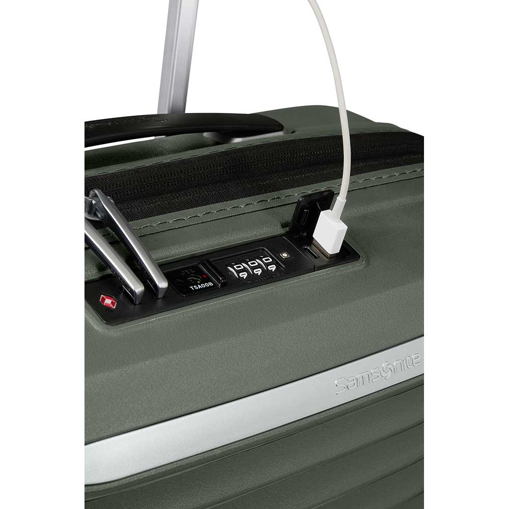 Troler SAMSONITE Upscape, 55 cm, verde