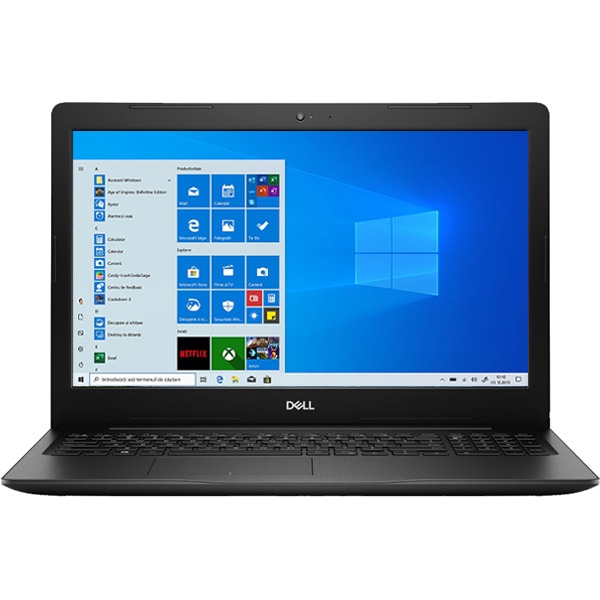 Laptop DELL Vostro 3590, Intel Core i5-10110U pana la 4.2GHz, 15.6" Full HD, 8GB, SSD 256GB, AMD Radeon 610 2GB, Windows 10 Pro, negru