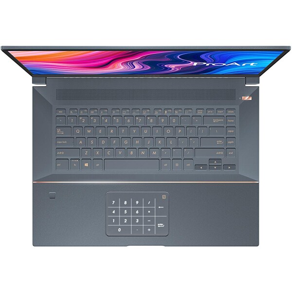 Laptop ASUS ProArt StudioBook Pro W700G1T-AV015R, Intel Core i7-9750H pana la 4.5GHz, 17" WUXGA, 16GB, SSD 1TB, NVIDIA Quadro T1000 4GB, Windows 10 Pro, Turquoise Gray