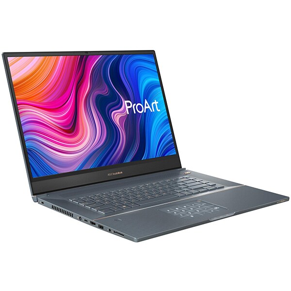 Laptop ASUS ProArt StudioBook Pro W700G1T-AV015R, Intel Core i7-9750H pana la 4.5GHz, 17" WUXGA, 16GB, SSD 1TB, NVIDIA Quadro T1000 4GB, Windows 10 Pro, Turquoise Gray