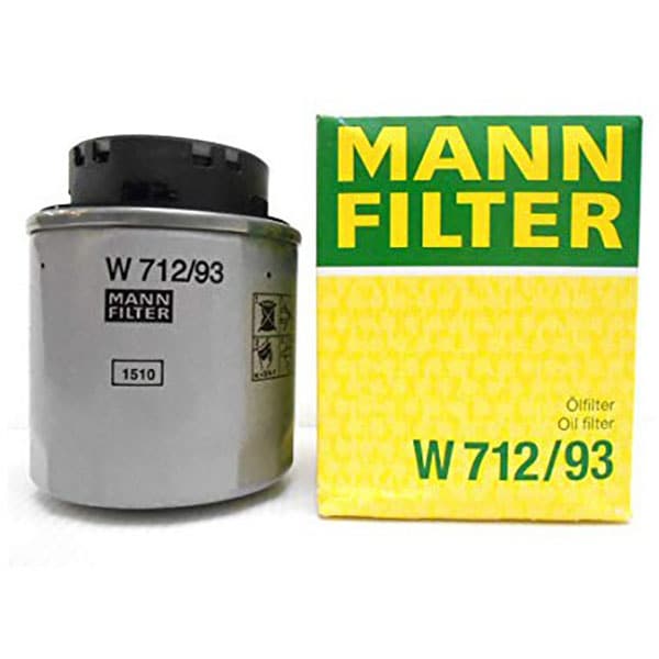 Filtru ulei MANN W712/93 Audi A3, Seat Altea/Ibiza 5/Leon II, Skoda Octavia II/Superb II/Yeti, VW Golf 5/Golf6