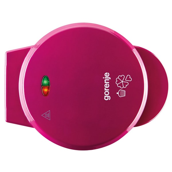 Aparat de facut waffe si briose GORENJE WCM702PW, 700W, roz-alb