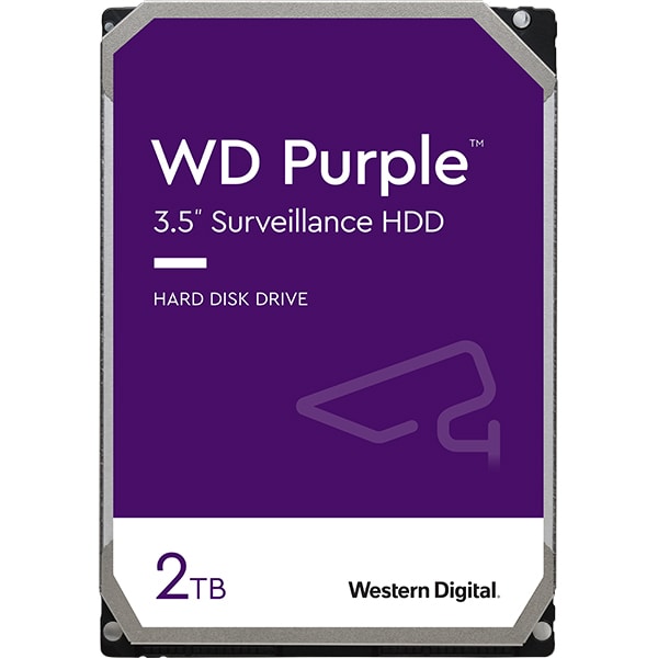 Hard Disk Supraveghere WD Purple, 2TB, 5400 RPM, SATA3, 256MB, WD23PURZ