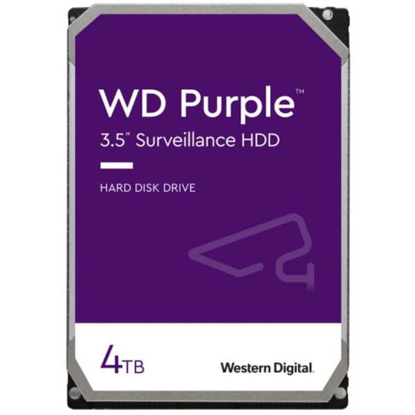 Hard Disk WD Purple Surveillance, 4TB, 5400 RPM, SATA3, 256MB, WD42PURU