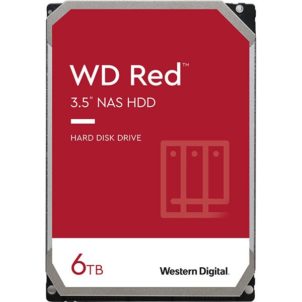 Hard Disk NAS WD Red, 6TB, 5400 RPM, SATA3, 256MB, WD60EFAX