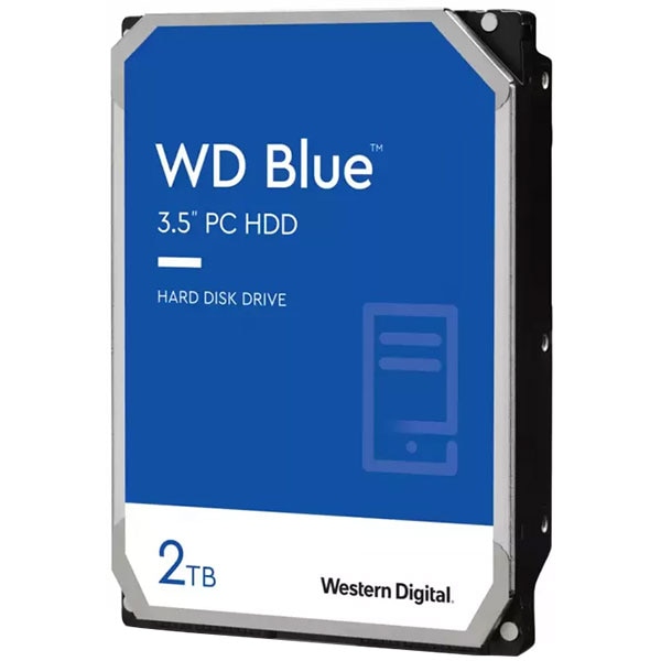 Hard Disk desktop WD Blue, 2TB, 7200 RPM, SATA3, 256 MB, WD20EZBX