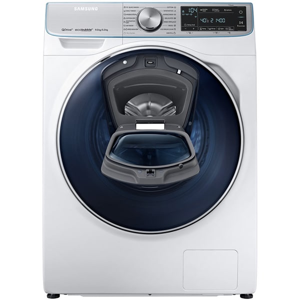 Masina de spalat rufe frontala cu uscator SAMSUNG WD90N740NOA/LE, EcoBubble, 9/5Kg, 1400rpm, Clasa A, alb