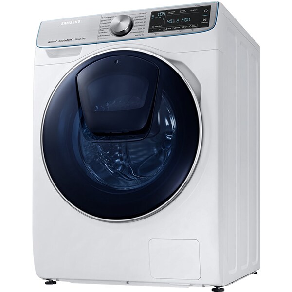 Masina de spalat rufe frontala cu uscator SAMSUNG WD90N740NOA/LE, EcoBubble, 9/5Kg, 1400rpm, Clasa A, alb