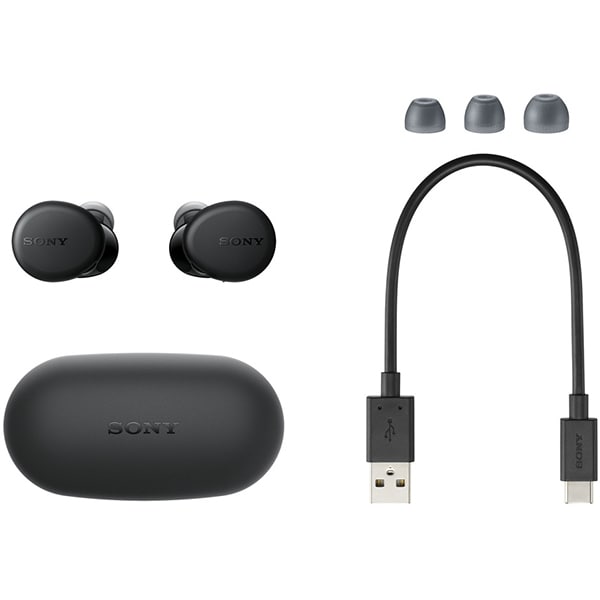 Casti SONY WF-XB700B, True Wireless, Bluetooth, In-ear, Microfon, EXTRA BASS, negru