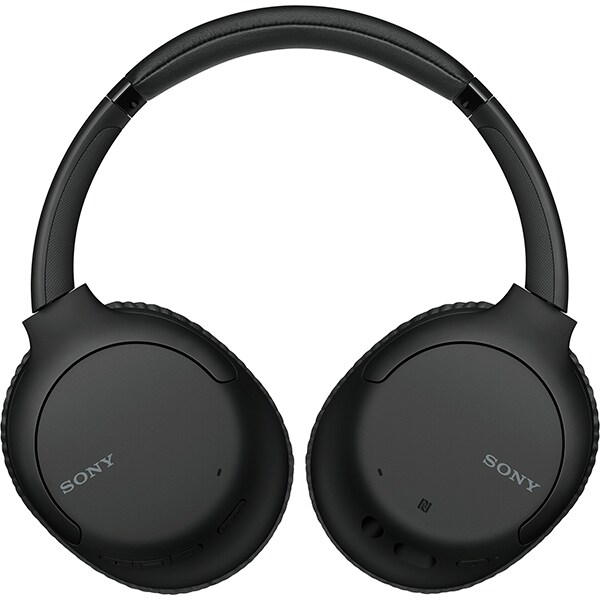 Casti SONY WH-CH710NB, Bluetooth, On-ear, Microfon, NFC, Dual Noise Sensor, Mod Ambient Sound, Google Assistant, negru
