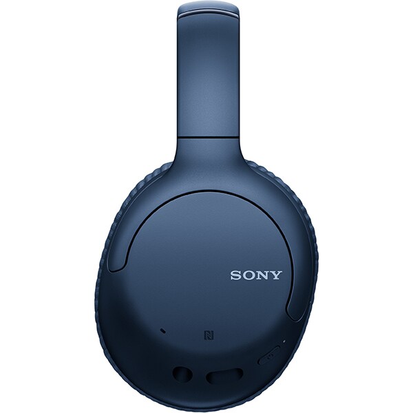 Casti SONY WH-CH710NL, Bluetooth, On-ear, Microfon, NFC, Dual Noise Sensor, Mod Ambient Sound, Google Assistant, albastru
