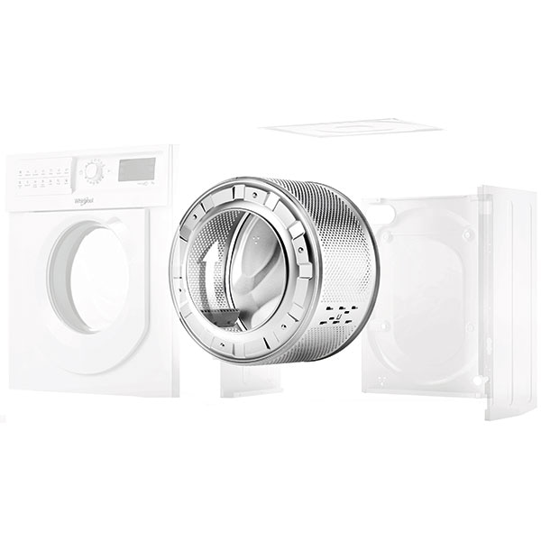 Masina de spalat rufe incorporabila WHIRLPOOL BI WMWG 71484E EU, 6th Sense, 7 kg, 1400 rpm, Clasa A+++, alb 