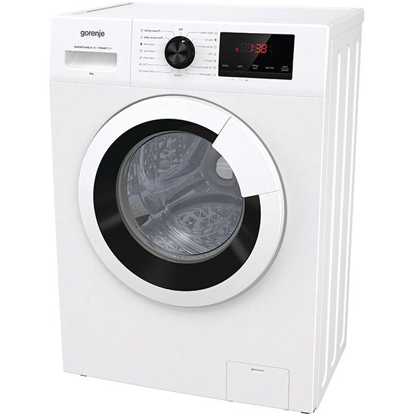Masina de spalat rufe frontala slim GORENJE WHP62ES, 6 kg, 1200rpm, Clasa E, alb
