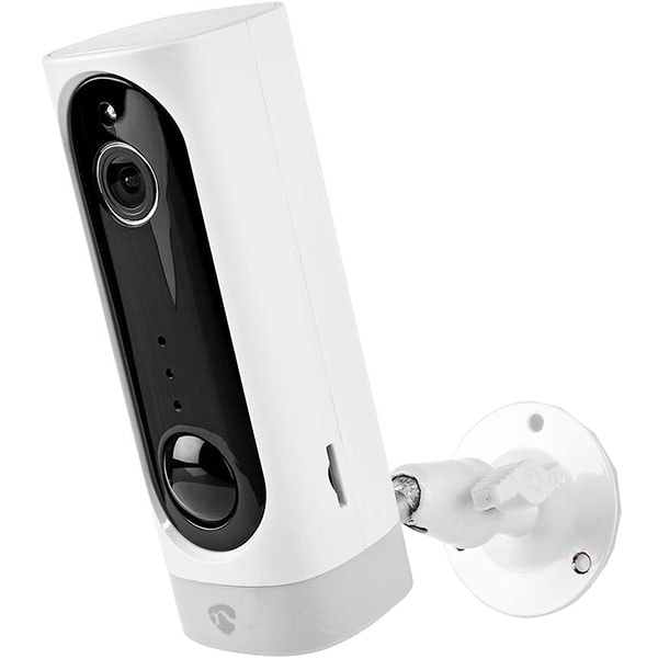 Camera IP Wireless NEDIS WIFICBI10WT, Full HD 1080p, IR, Night Vision, alb