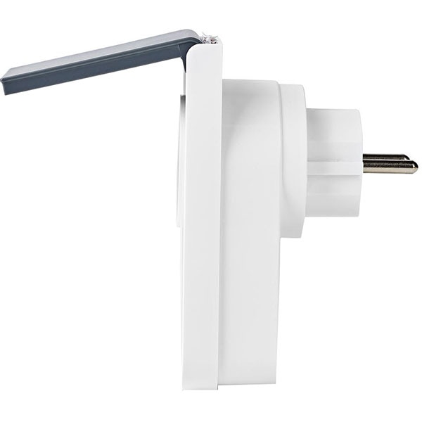 Adaptor Priza inteligenta NEDIS WIFIPO120FWT, Wi-Fi, alb