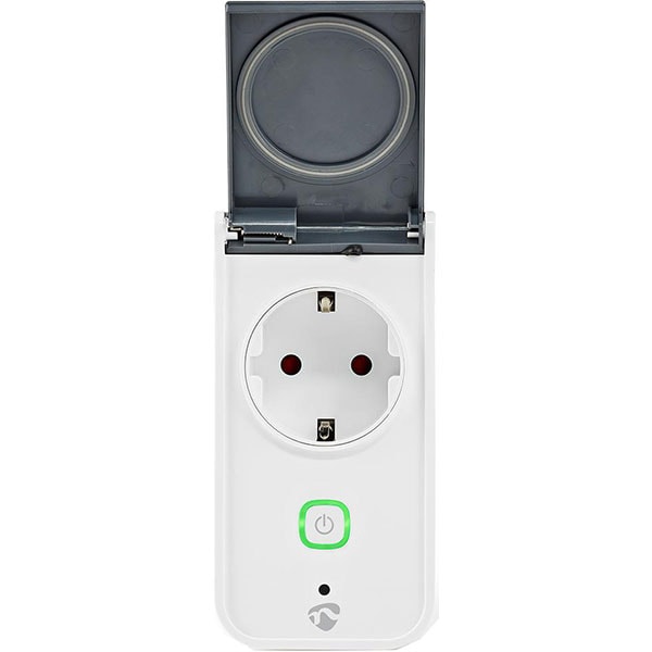 Adaptor Priza inteligenta NEDIS WIFIPO120FWT, Wi-Fi, alb